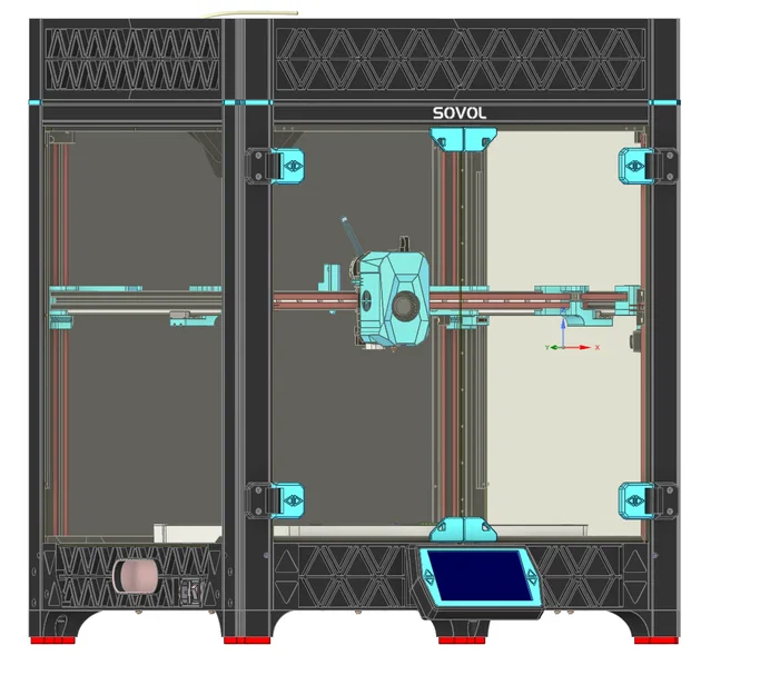 Ngàm chuyển đổi Sovol Zero Toolhead X-Carriage cho Sovol SV08 - Image 2