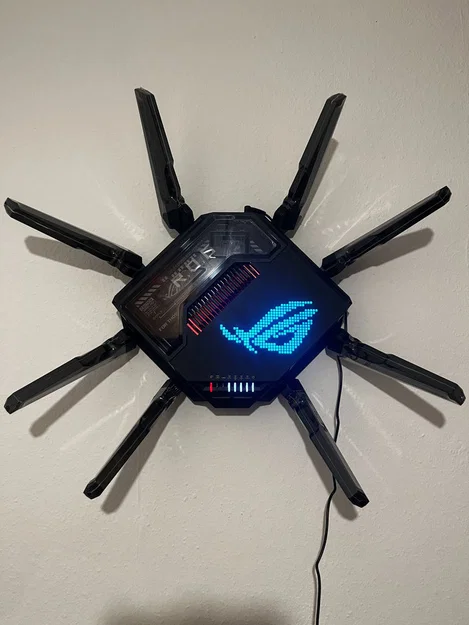 Ngàm Treo Tường/Trần ASUS Router (GT-BE98 Pro, GT-BE19000AI, RT-BE96U) - Template Tàng Hình - Image 6