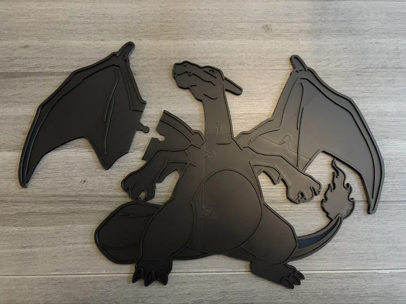 Tranh treo tường Charizard khổ lớn - Không cần AMS - Image 2