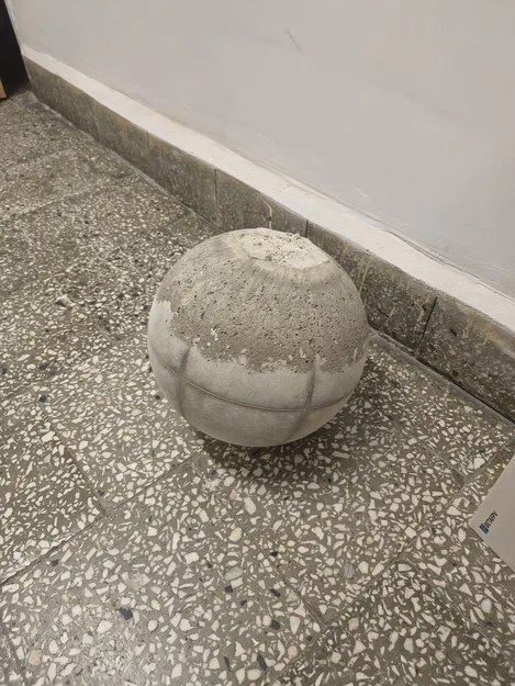 Khuôn in 3D tạo hình quả tạ Atlas Stone 20kg bằng bê tông - Image 2