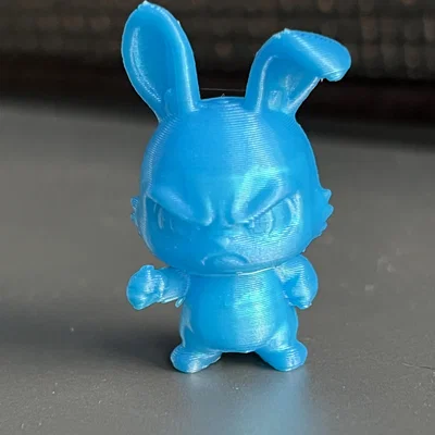 Mô hình 3D chú Thỏ Chibi Nổi Giận