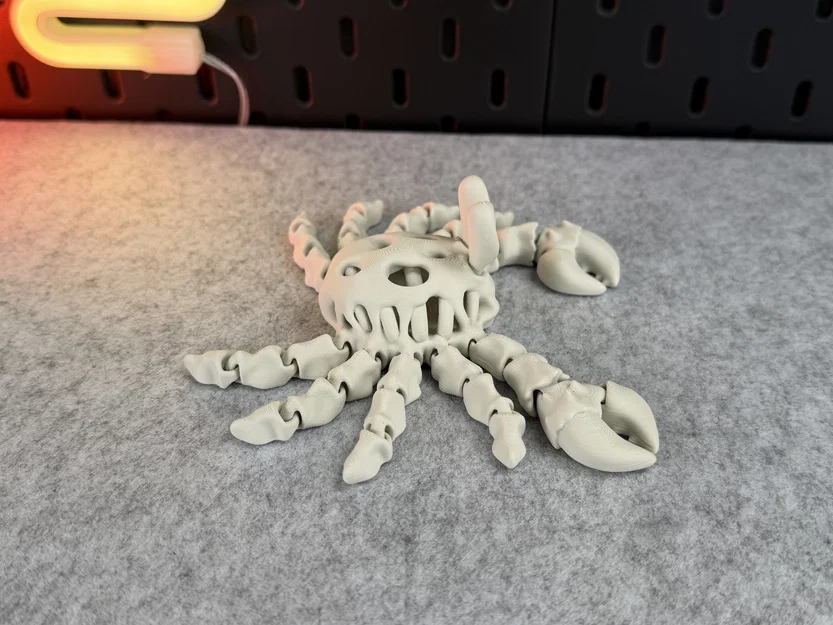 Mô hình Cua Xương Khớp nối (Articulated Skeleton Crab) - Image 3