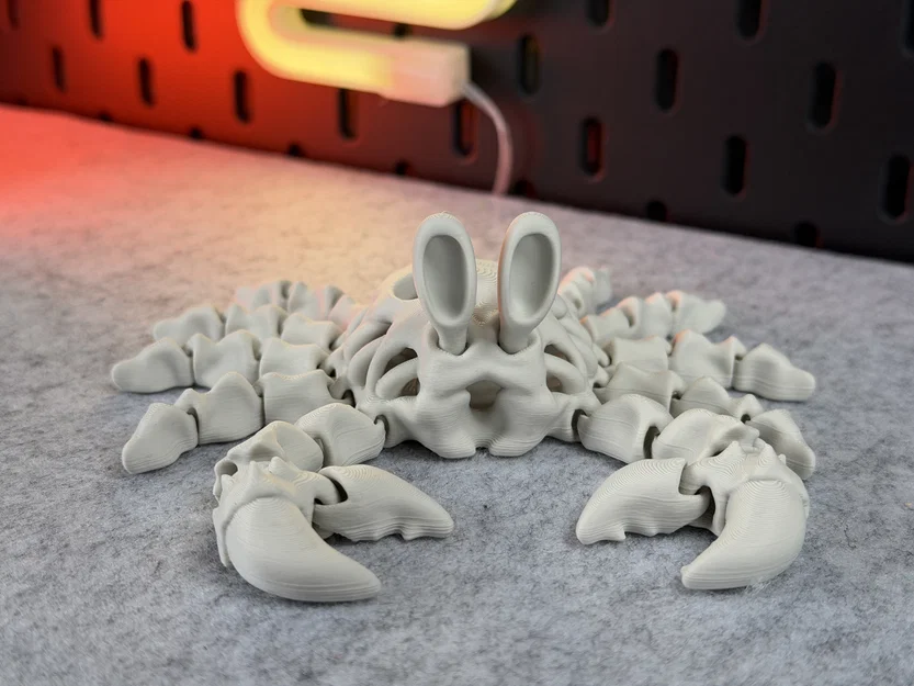 Mô hình Cua Xương Khớp nối (Articulated Skeleton Crab) - Image 4