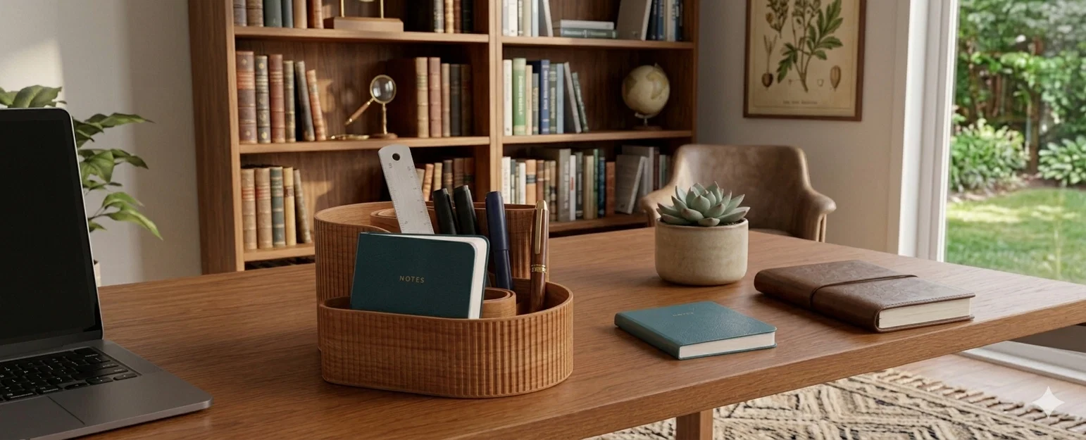 Khay Đựng Đồ Văn Phòng Organic Fluted - Thiết Kế Tối Giản - Image 5