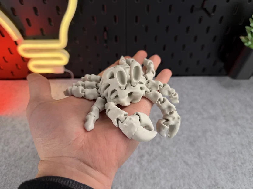 Mô hình Cua Xương Khớp nối (Articulated Skeleton Crab) - Image 5