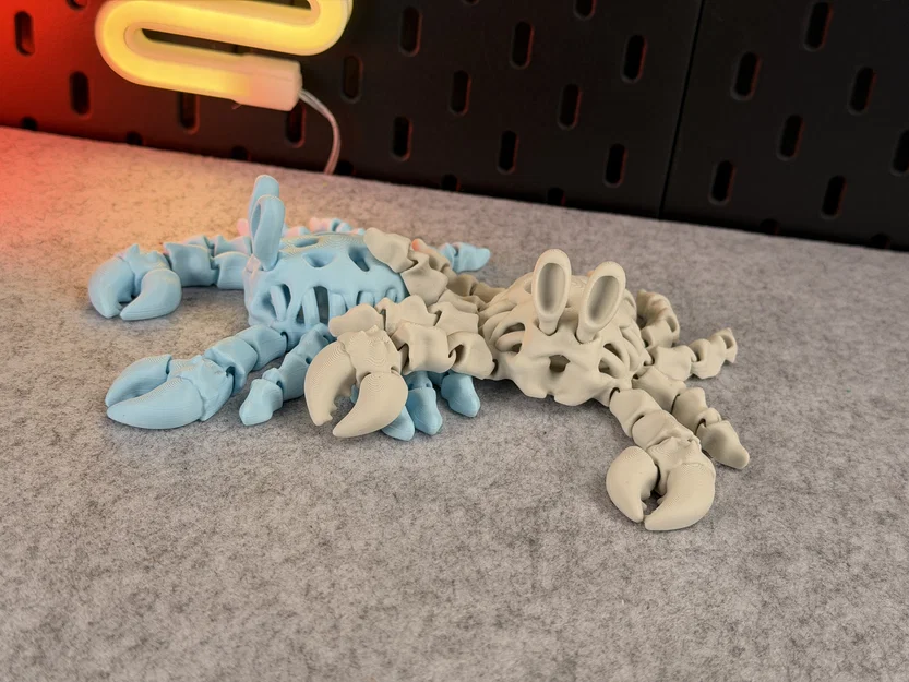 Mô hình Cua Xương Khớp nối (Articulated Skeleton Crab) - Image 9