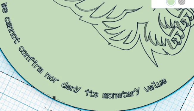 Mô hình đồng xu CIA hài hước - CIA Gag Coin 3D - Image 3