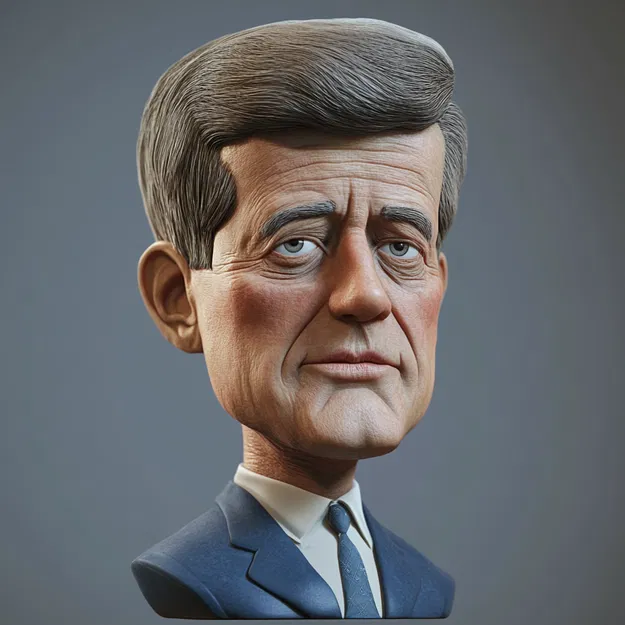 Mô hình 3D John F. Kennedy - Image 1