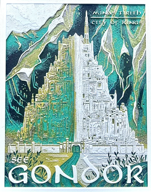 Mô hình Hueforge Minas Tirith / Gondor (Chúa tể những chiếc nhẫn) - Image 1