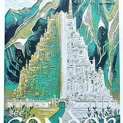 Mô hình Hueforge Minas Tirith / Gondor (Chúa tể những chiếc nhẫn)