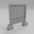 Mô hình hàng rào bê tông Liên Xô PO-2 cho sa bàn - Thumbnail 1