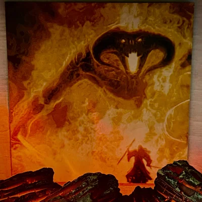 Mô hình Hueforge Gandalf và Balrog (LOTR)