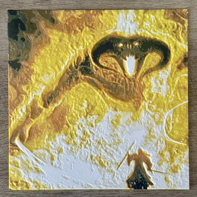 Mô hình Hueforge Gandalf và Balrog (LOTR)