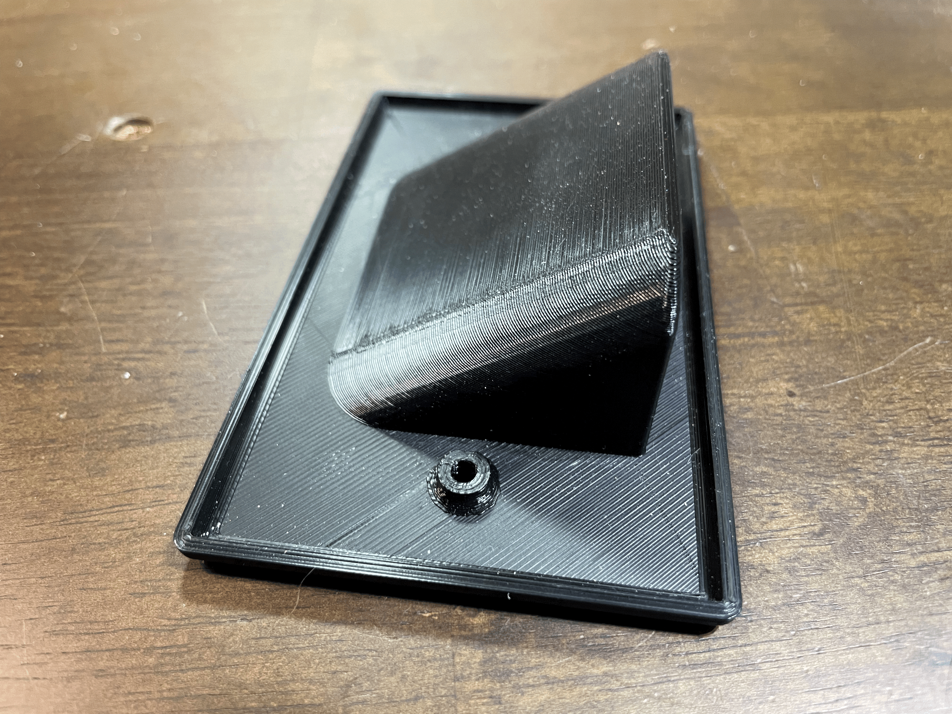 Mặt ốp tường luồn dây cáp - Loại đơn nằm ngang - Image 2