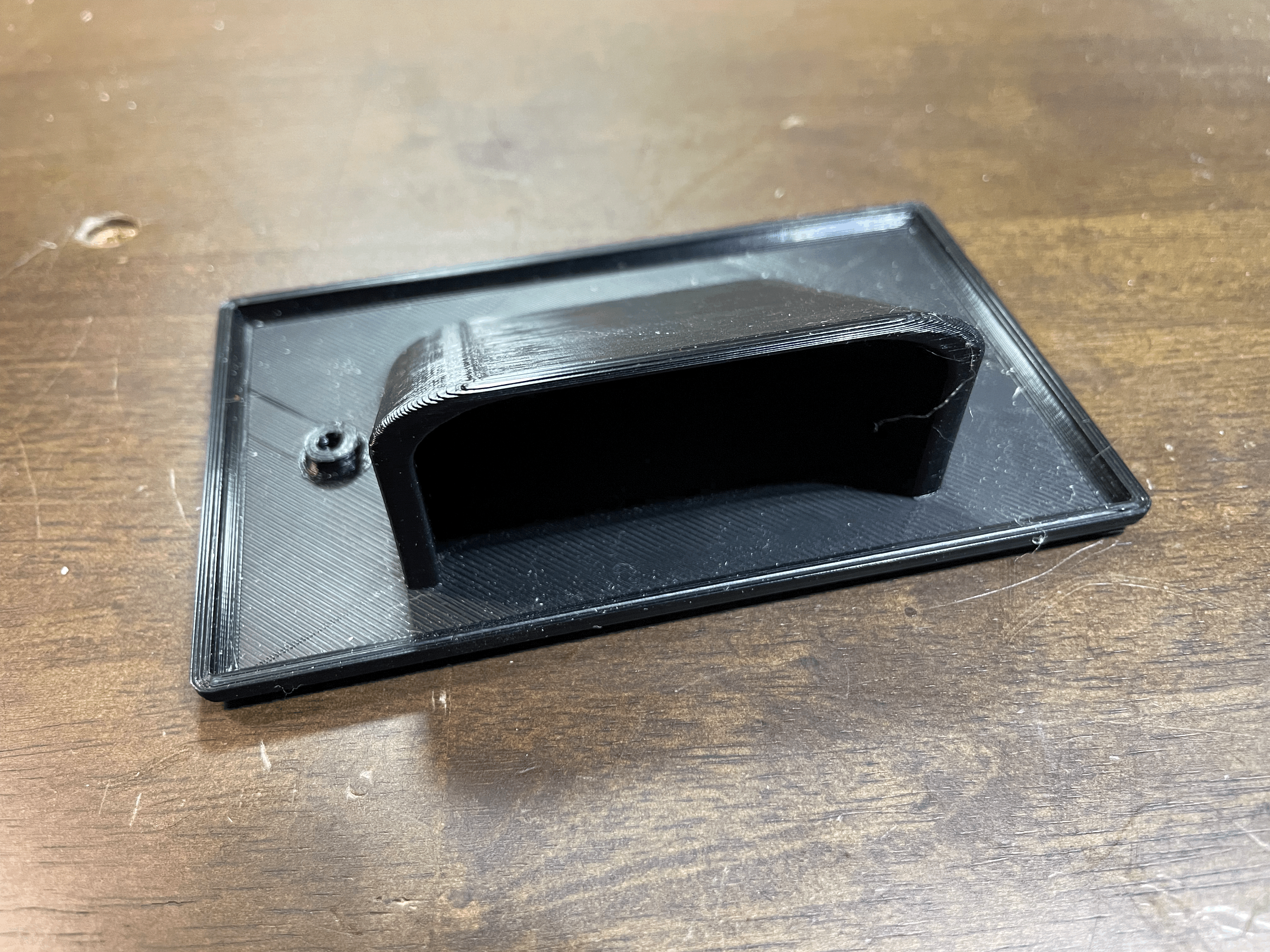 Mặt ốp tường luồn dây cáp - Loại đơn nằm ngang - Image 3