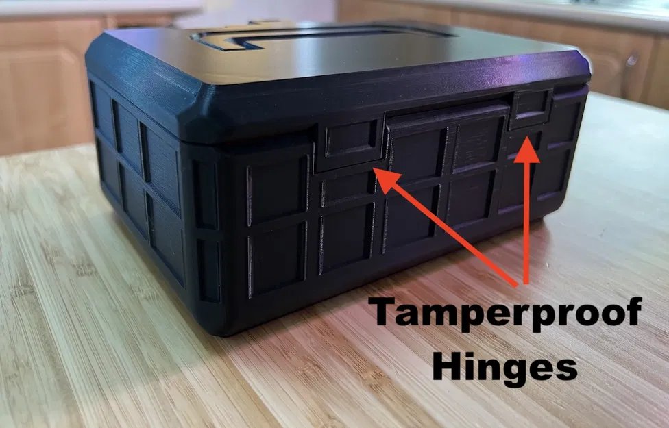 Hộp Đựng Tiền Có Khóa, Bản Lề Và Khóa Gài Chống Cạy Phá - Image 2