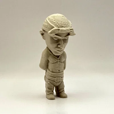 Mô hình 3D Tupac Shakur - Figurines nghệ thuật độc đáo cho fan Hip-hop