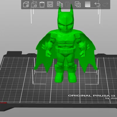 Mô hình Batman phong cách Minix 3D cực đáng yêu cho fan DC