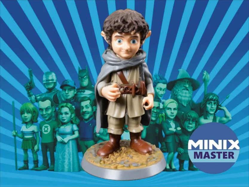 Mô hình Frodo Baggins Minix - Tự in 3D siêu đẹp cho fan Lord of the Rings - Image 1