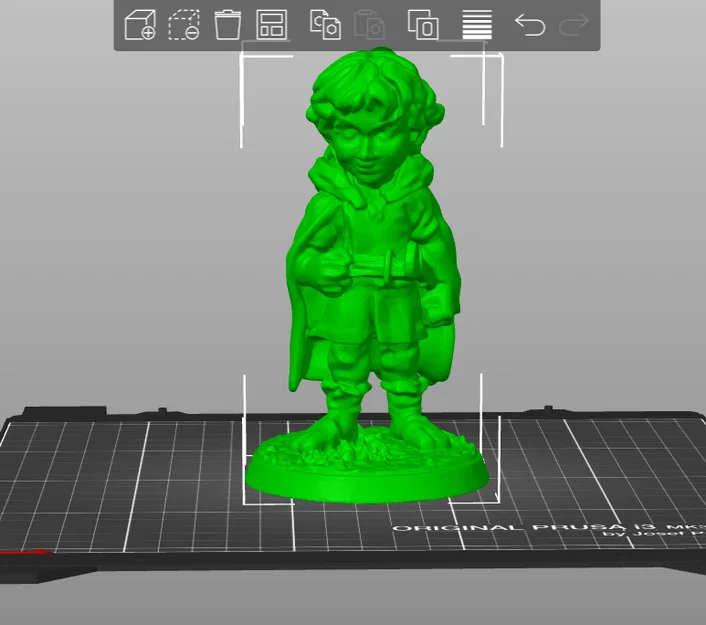 Mô hình Frodo Baggins Minix - Tự in 3D siêu đẹp cho fan Lord of the Rings - Image 2