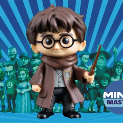 Mô hình 3D Harry Potter phong cách Minix cho fan phù thủy