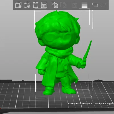 Mô hình 3D Harry Potter phong cách Minix cho fan phù thủy