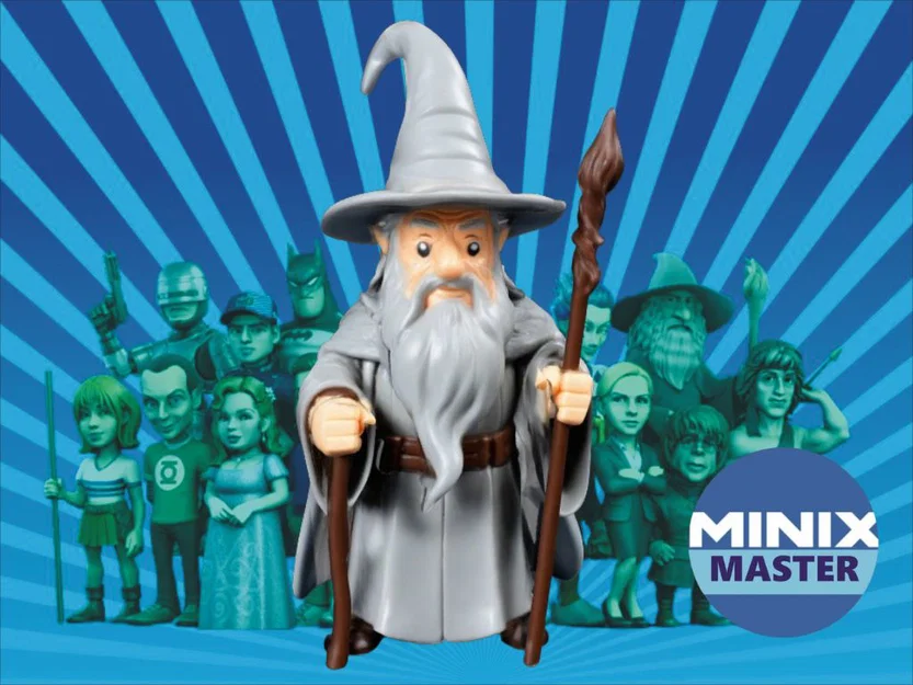 Mô hình Gandalf phong cách Minix độc đáo cho fan Chúa Tể Những Chiếc Nhẫn - Image 1