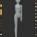 BJD body - Mẫu thân người tương thích Smart Doll (Trans masculine) - Thumbnail 4