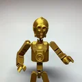 C3PO - Mô hình robot lắp ráp linh hoạt - Thumbnail 2