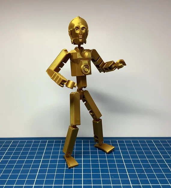 C3PO - Mô hình robot lắp ráp linh hoạt - Image 3