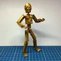C3PO - Mô hình robot lắp ráp linh hoạt - Thumbnail 3