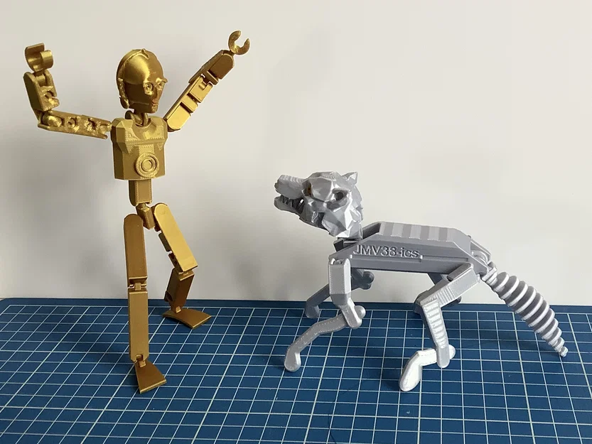 C3PO - Mô hình robot lắp ráp linh hoạt - Image 4