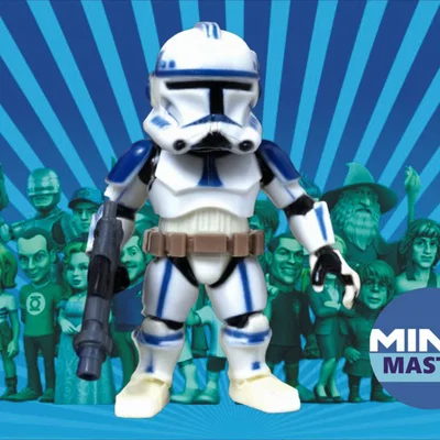 Mô hình 3D Clone Trooper phong cách Minix cực chất