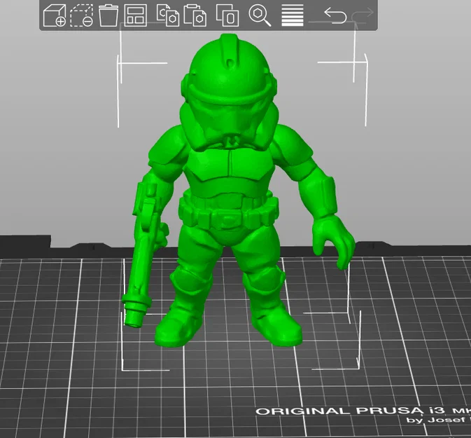 Mô hình 3D Clone Trooper phong cách Minix cực chất - Image 2