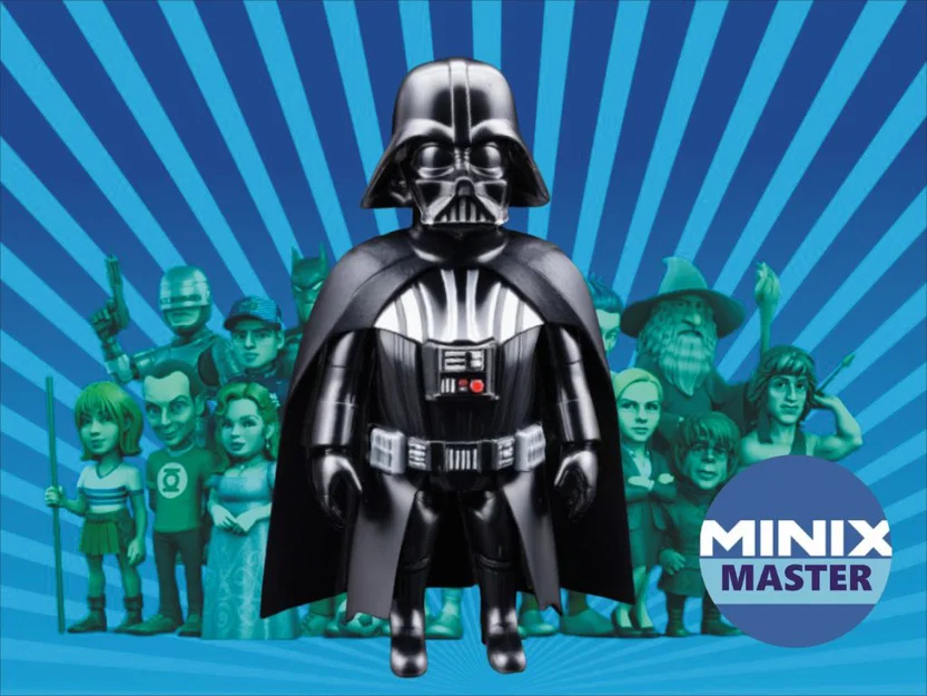 Mô hình Darth Vader phong cách Minix 3D - File in chất lượng cao - Image 1