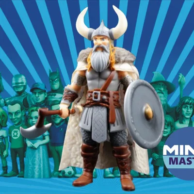 Mô hình 3D chiến binh Viking Minix ấn tượng để sưu tầm và trang trí