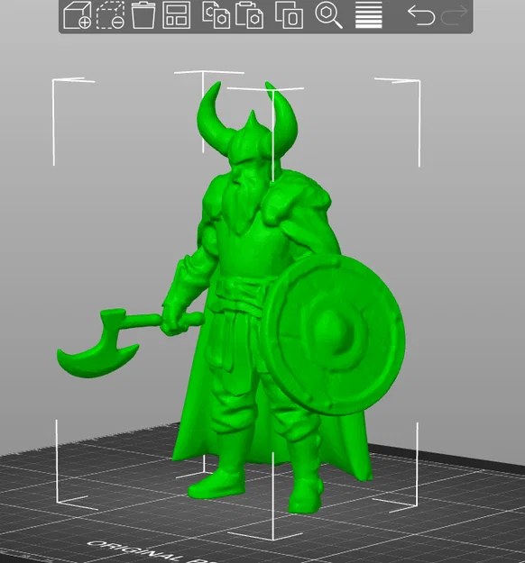 Mô hình 3D chiến binh Viking Minix ấn tượng để sưu tầm và trang trí - Image 2