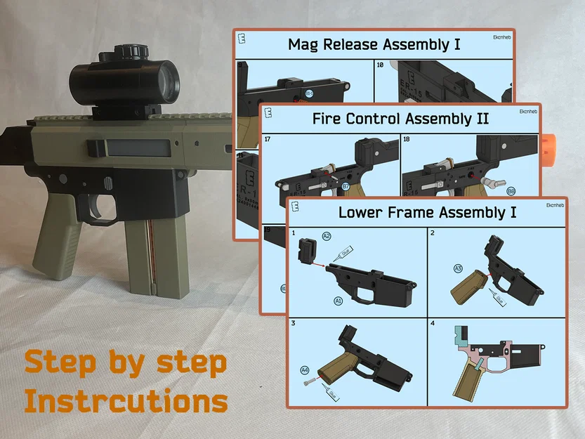 ER-15 | Súng đồ chơi (Hoạt động được!) - Image 3
