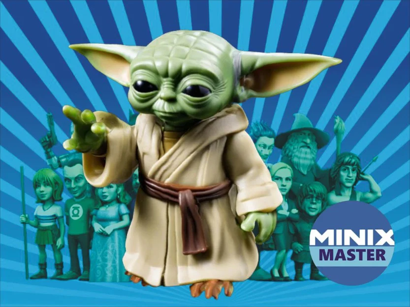 Mô hình Yoda Minix - Đồ chơi in 3D Star Wars cực chất cho fan - Image 1