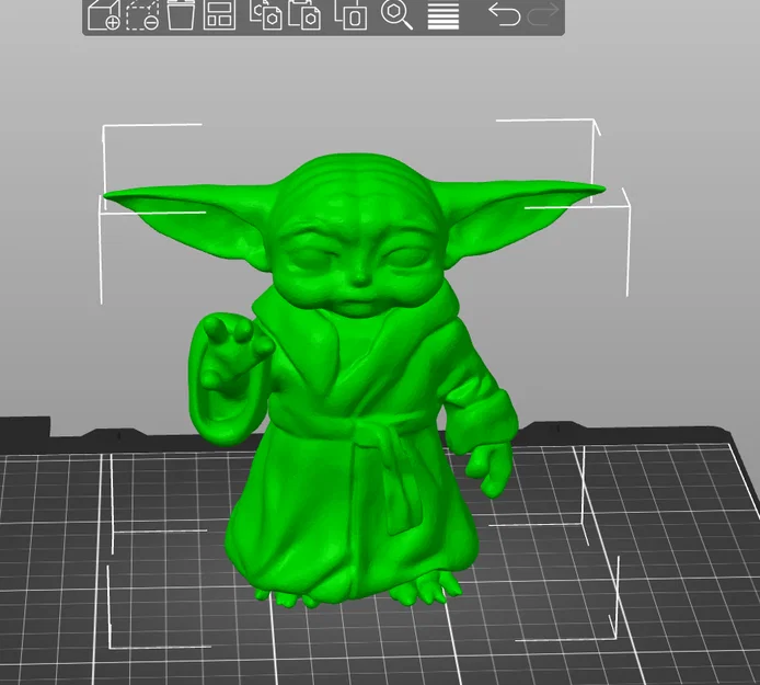 Mô hình Yoda Minix - Đồ chơi in 3D Star Wars cực chất cho fan - Image 2