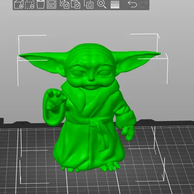Mô hình Yoda Minix - Đồ chơi in 3D Star Wars cực chất cho fan