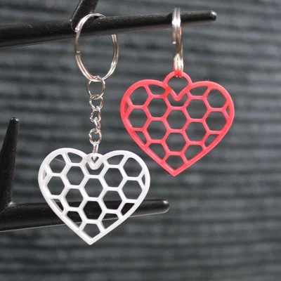 Móc khóa trái tim Heart Keychain