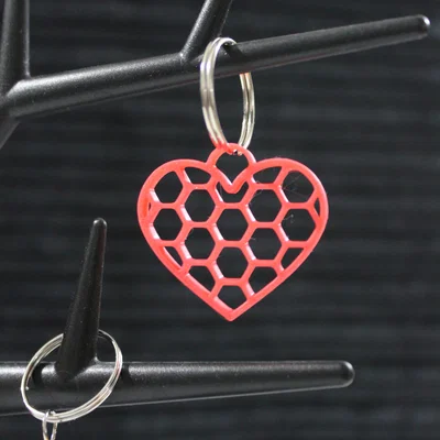 Móc khóa trái tim Heart Keychain