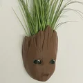Chậu cây Baby Groot treo tường - Thumbnail 2
