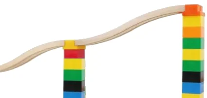 Bộ chuyển đổi đường ray gỗ Playtive/IKEA sang Lego Duplo - Image 4