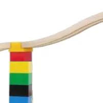 Bộ chuyển đổi đường ray gỗ Playtive/IKEA sang Lego Duplo