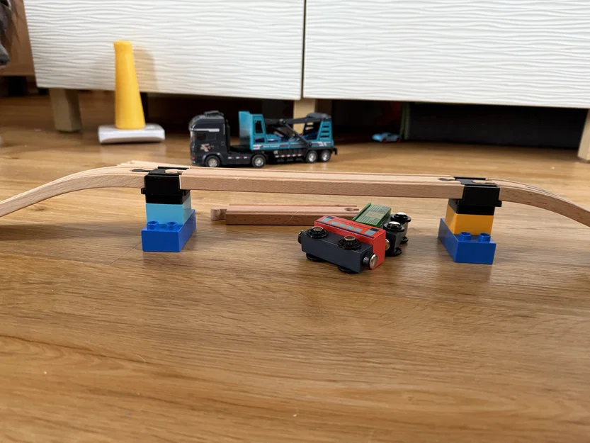 Bộ chuyển đổi đường ray gỗ Playtive/IKEA sang Lego Duplo - Image 7