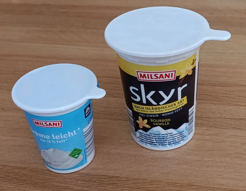 Nắp đậy bằng TPU cho các loại hộp tròn (sữa chua, skyr, creme fraiche...) - Image 1