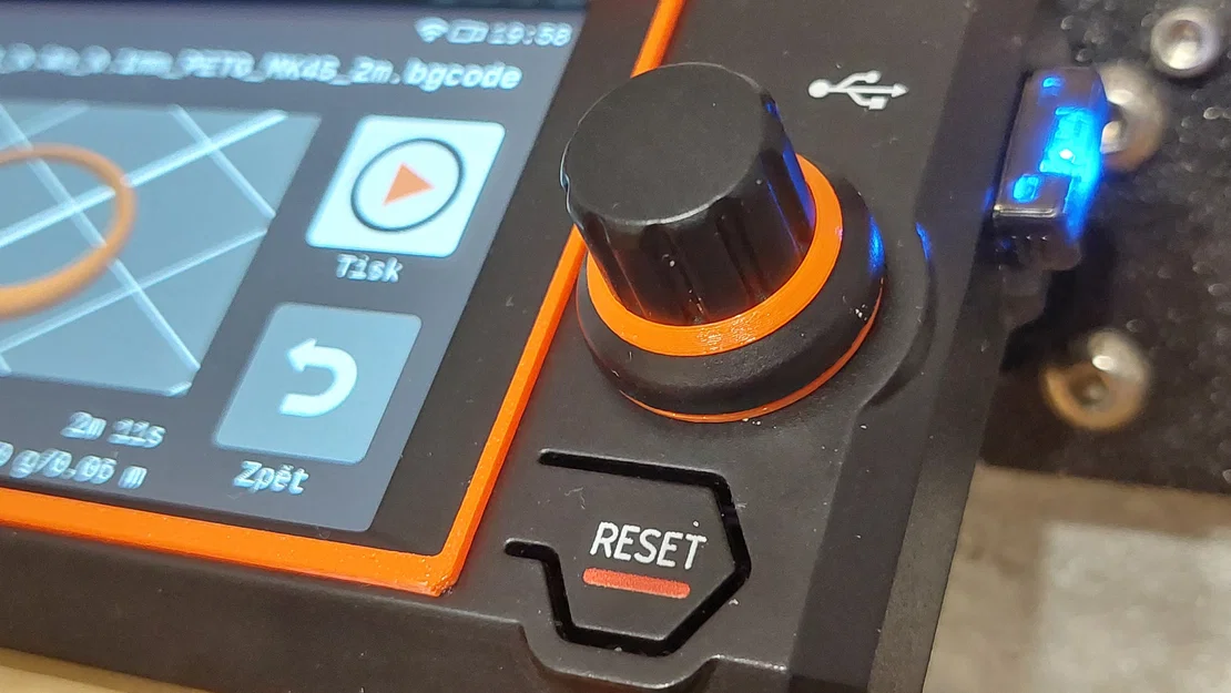 Vòng xoay trang trí núm điều khiển cho Prusa MK4S và Core One - Image 2