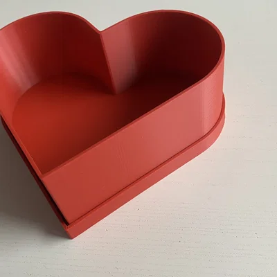 Hộp trái tim bất ngờ (Heart with surprise) - Món quà tặng in 3D